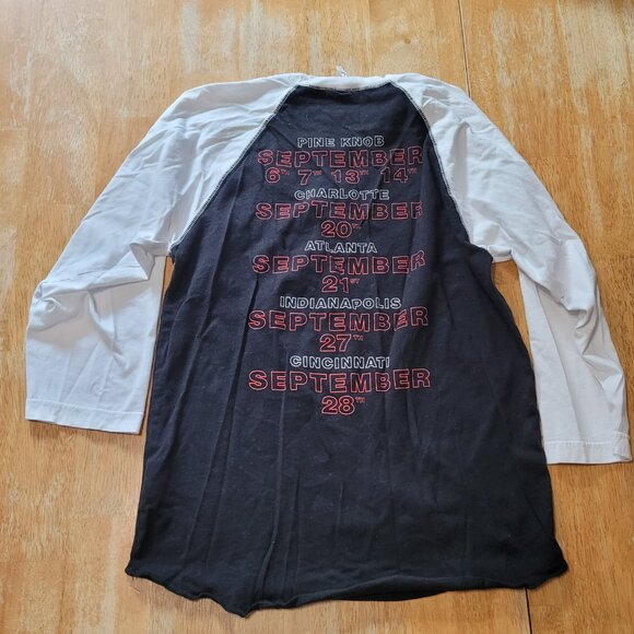 Small Vintage Kid Rock Hot September Nights Long Sleeve Concert T Shirt Live&Tel - Picture 9 of 10